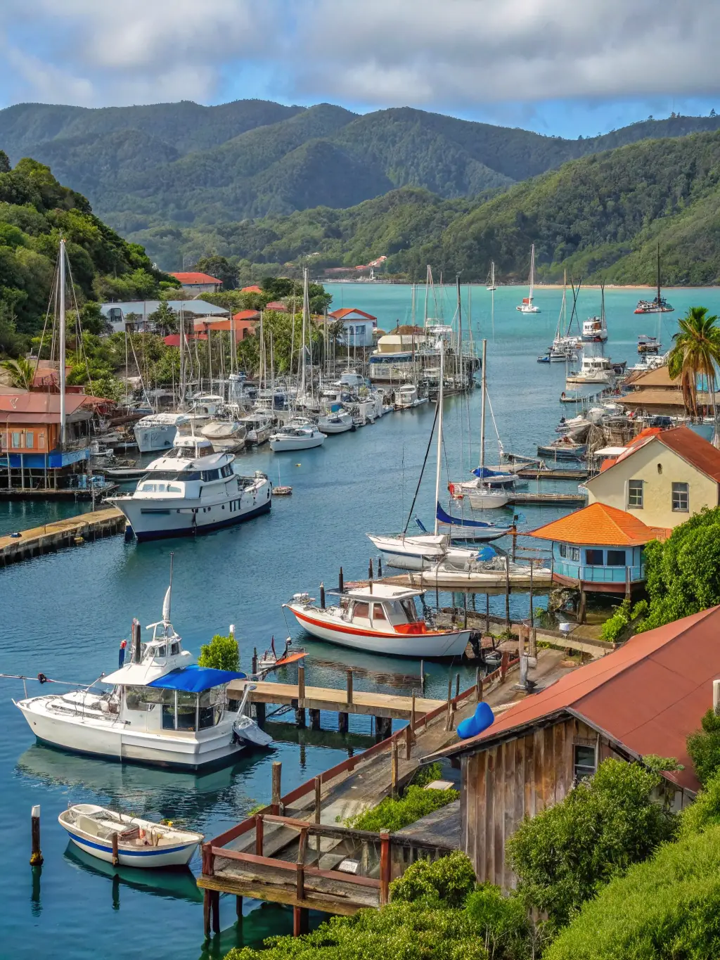 A community event at the Paimpol harbor, featuring various nautical activities, food stalls, and entertainment, showcasing the vibrant atmosphere and community engagement.
